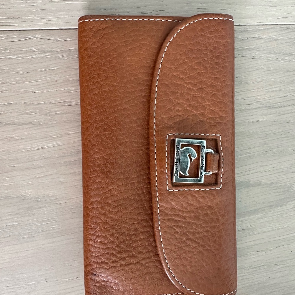 Dooney & Bourke Tan Leather Clutch